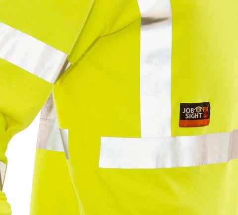 Long Sleeve FR Tee Hi-Viz Yellow 5/pkg