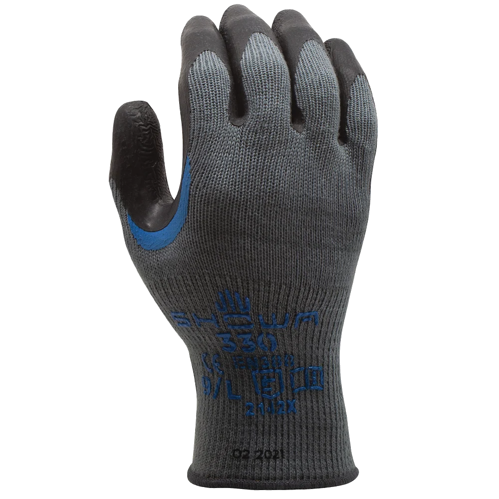 10"Med Wgt Gray Cotton/Rubber Palm