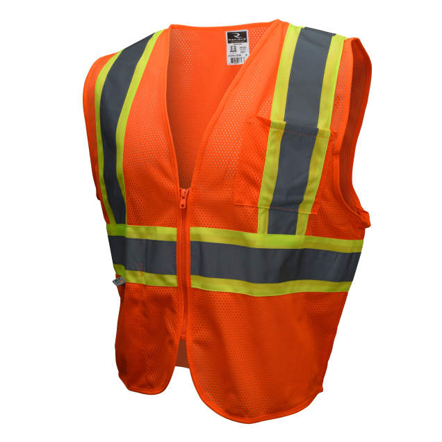 Economy Type R Class 2 Safety Vest with Two-Tone Trim