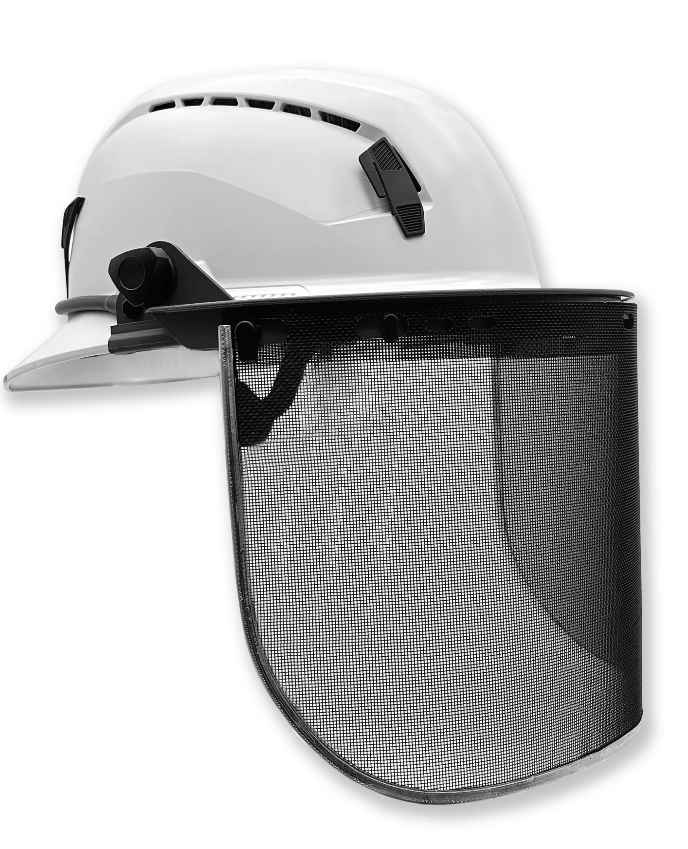 Mesh Face Shield with Bracket (Full Brim Compatible)