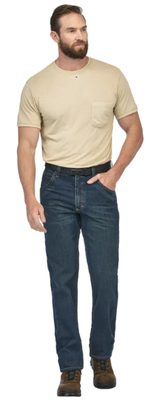 Men's Straight Fit Jean with Stretch