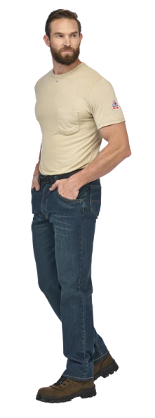 Men's Straight Fit Jean with Stretch