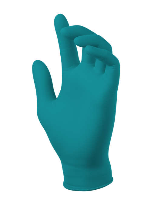 P-Free Teal Nitrile Glove, Box of