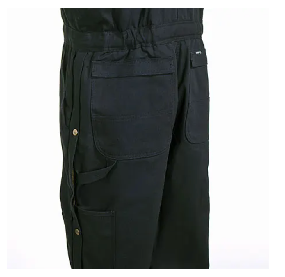 Insulated Duck Bib Overall-Black