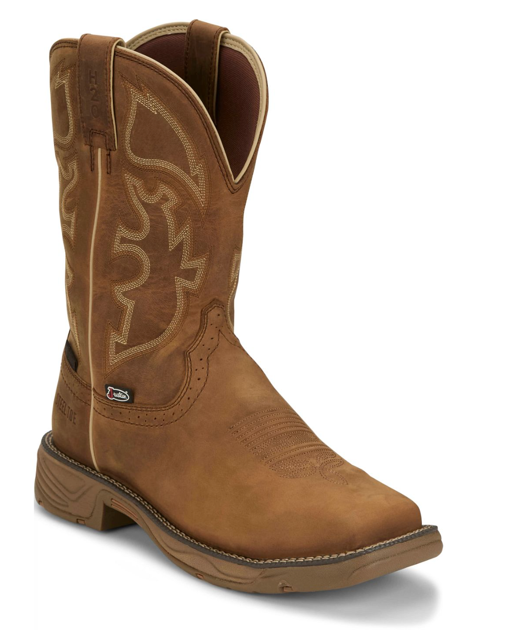 Justin 11" WP ST Rush Tan