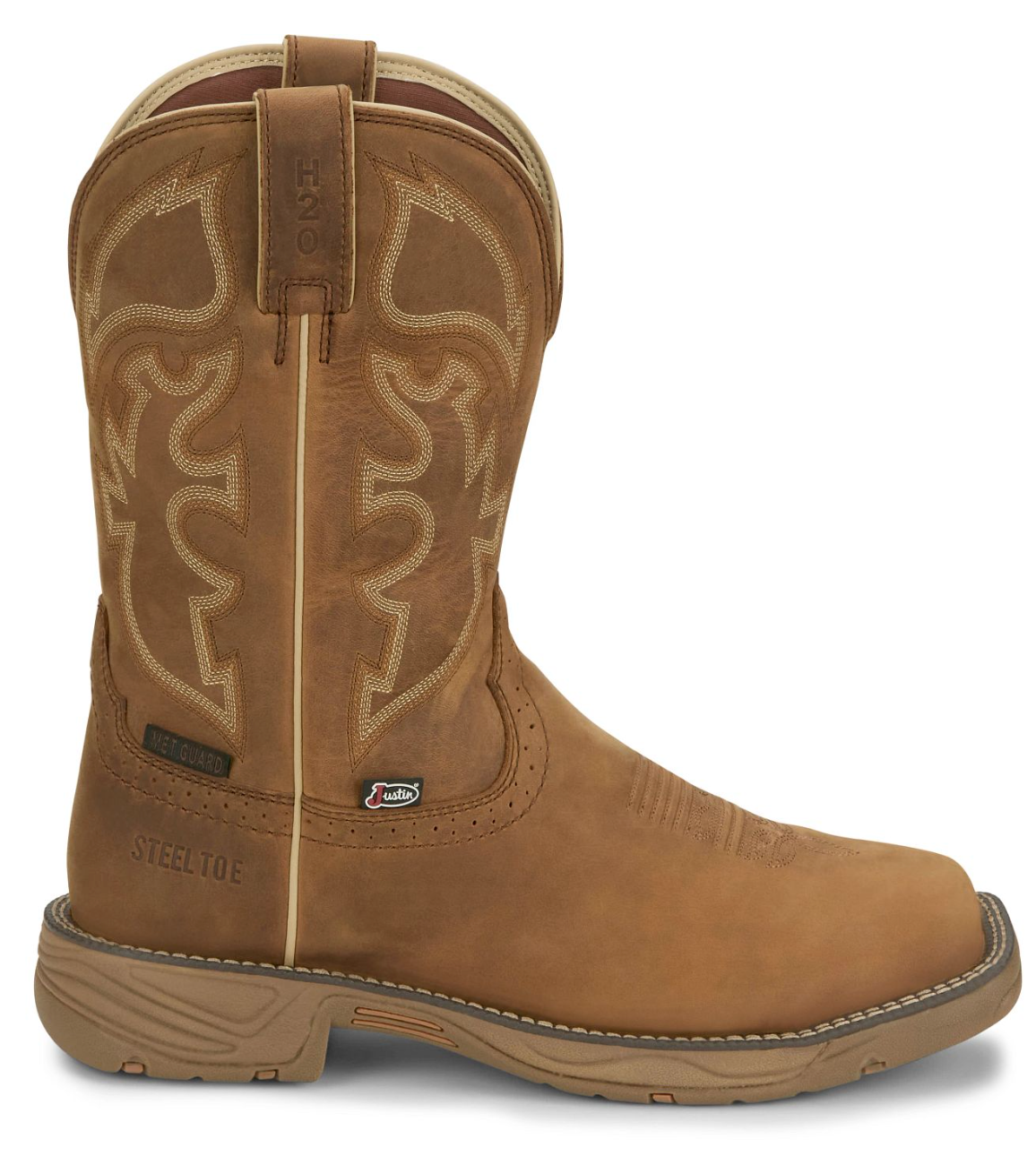 Justin 11" WP ST Rush Tan