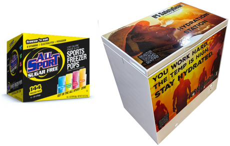 All Sport Freezer Pops - Free Freezer Promo