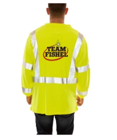 Class 3 FR Long Sleeve Tee HiVis Yellow
