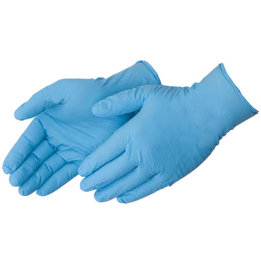 2010W 4mil P-Free Blue Nitrile Glove, Box of 100