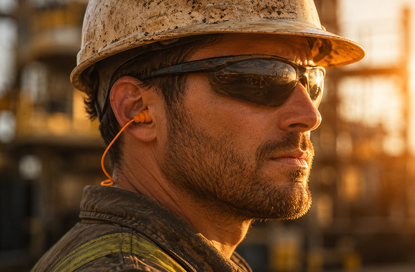 Reusable hearing protection earplugs designed for long-term workplace use
