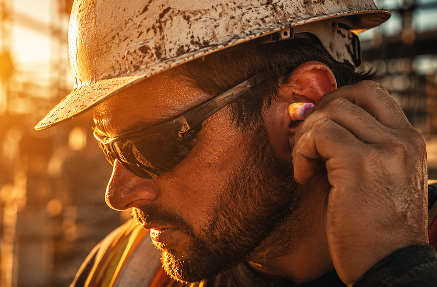 Disposable earplugs for workplace hearing protection and noise reduction