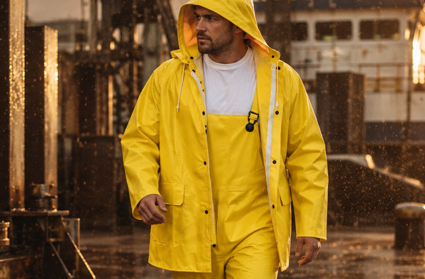 Waterproof workwear, clothing and apparel built for wet weather jobsite conditions