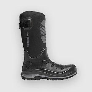 LaCrosse waterproof work boots designed to keep feet dry in wet working conditions. 