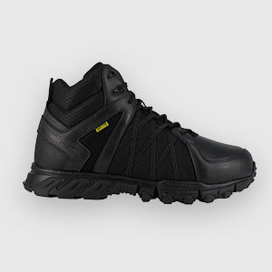 Reebok met guard work shoes for enhanced metatarsal protection on the job. 