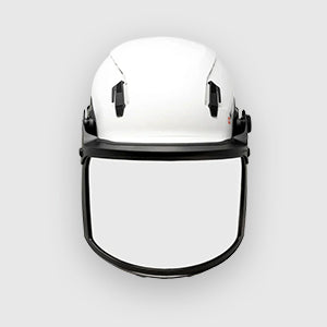 Worker wearing safety glasses for eye protection in industrial settings