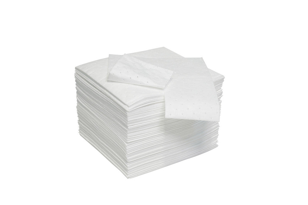 16"x18" Oil Only Single-Ply Heavy Spilfyter Pads (100 count)