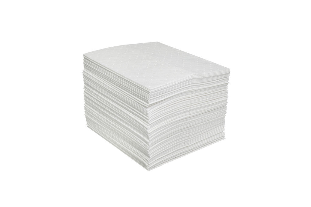16"x18" Oil Only Single-Ply Heavy Spilfyter Pads (100 count)