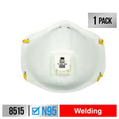 3M N95 Respirator w/Valve 10/bx 8bx/cs