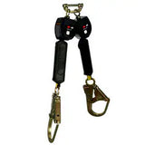 3M DBI-SALA Nano-Lok Personal Twin-Leg Self Retracting Lifeline, Web Steel Rebar Hook, 6 ft., Class 1, ANSI