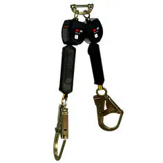 3M DBI-SALA Nano-Lok Personal Twin-Leg Self Retracting Lifeline, Web Steel Rebar Hook, 6 ft., Class 1, ANSI