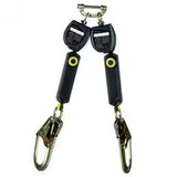3M DBI-SALA Nano-Lok Personal Twin-Leg Self Retracting Lifeline, Web Steel Rebar Hook, 6 ft., Class 1, ANSI