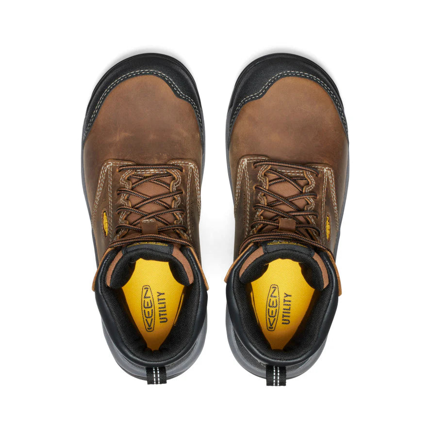 Womens 6" ESD HR Bison/Blk Boot
