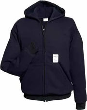 FR Zipper Front Hooded Sweatshirt