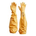 Yellow Nitrile Glove w/Sleeve