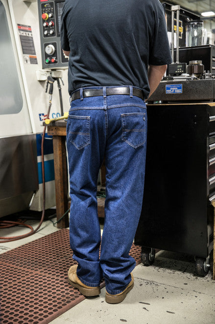 5-Pocket Relaxed Fit Jean Washed Denim