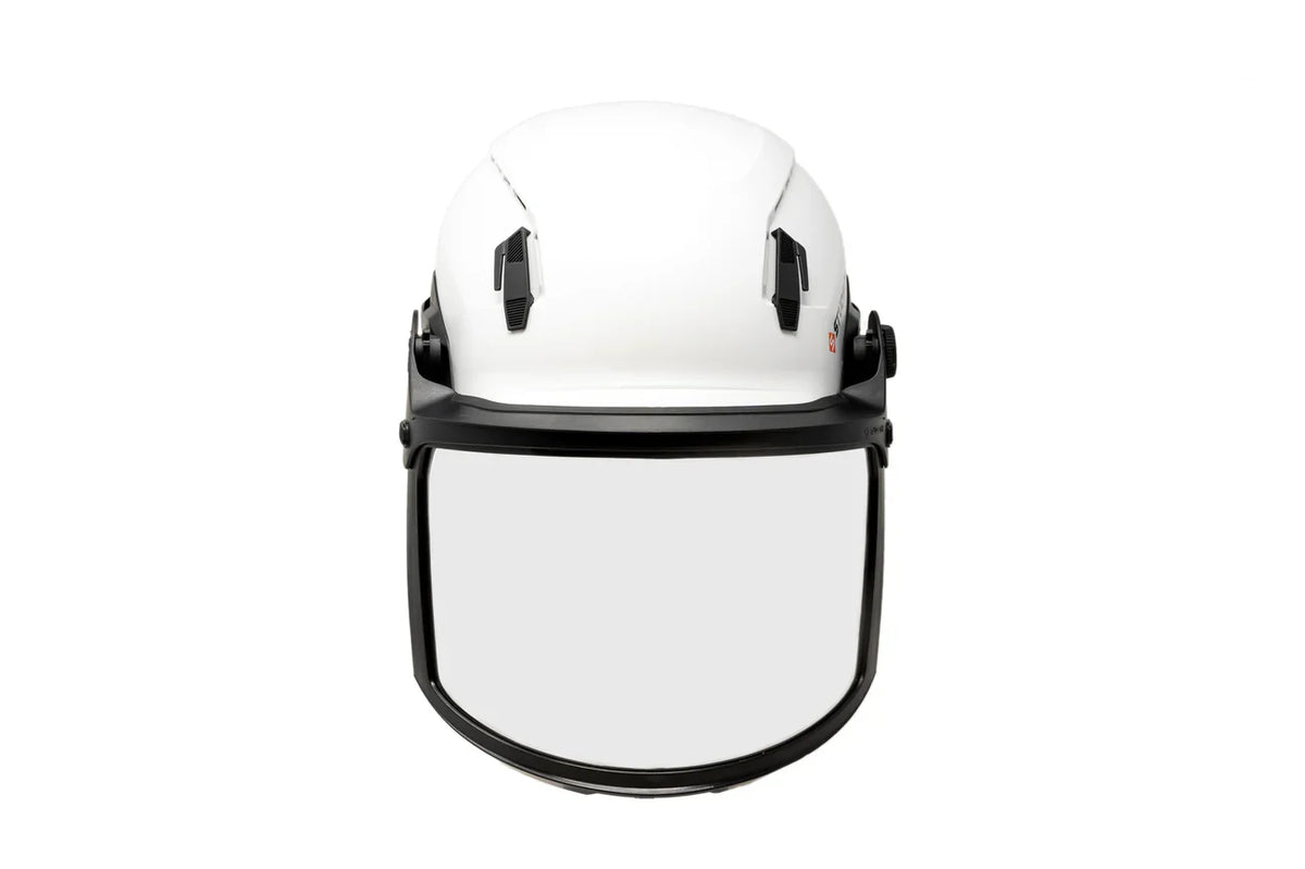 Clear Faceshield with Mechanism for Front Brim Helmet