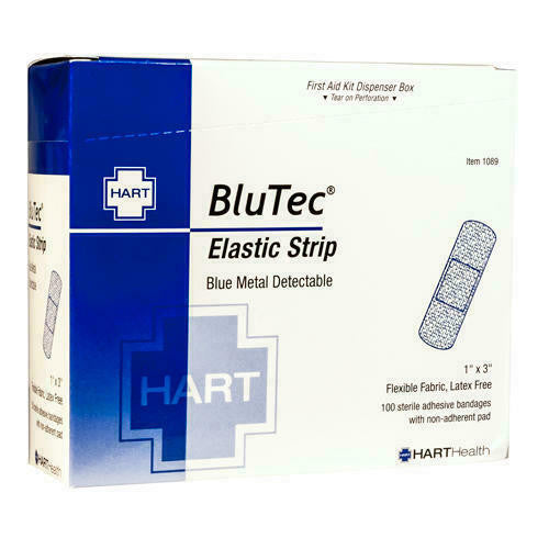 1"x3" Metal Detectable Bandage 100ea/bx