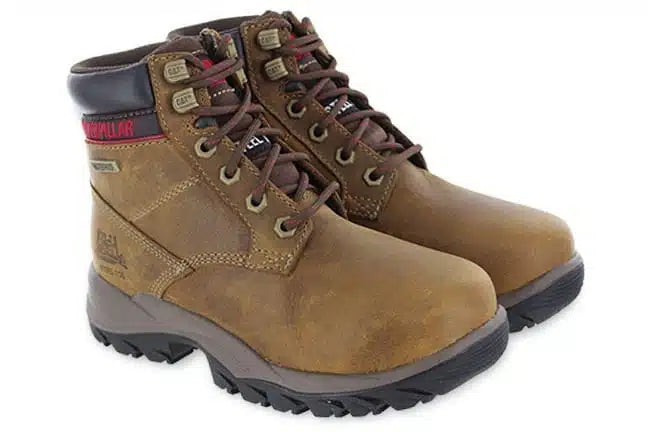 6" Caterpillar Women's Brwn WP Steel Toe