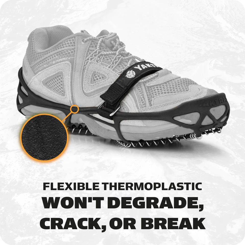 Yaktak Pro Winter Ice Cleats, Women's 13-15 Men's 11.5-13.5