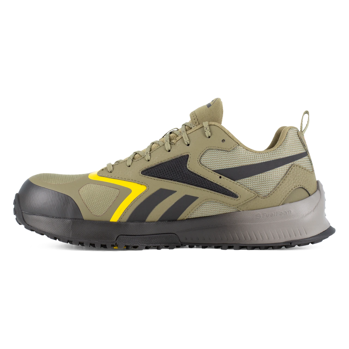 Athletic Composite Toe Electrical Hazard Slip Resistant Metal Free Green