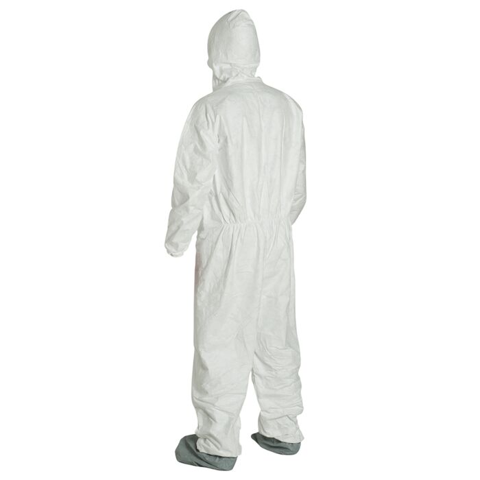 Tyvek Coveralls w/Hood & Boots, Case of 25