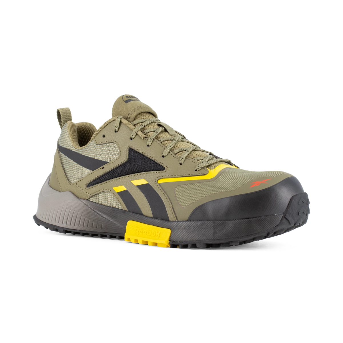Athletic Composite Toe Electrical Hazard Slip Resistant Metal Free Green