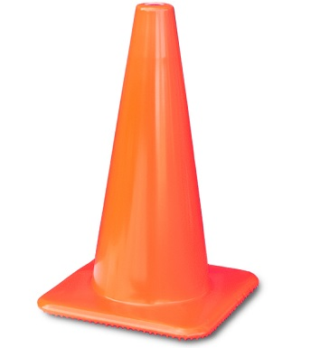 18" Safety Traffic Cone