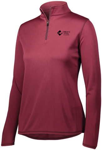 Liberty Steel - Augusta Sportswear Women's Attain Wicking 1/4 Zip Pullover