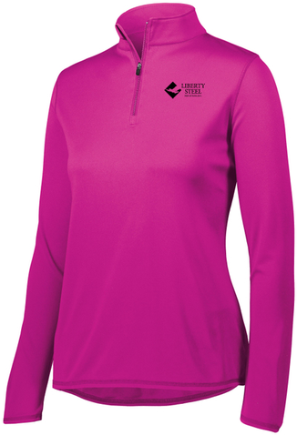 Load image into Gallery viewer, Liberty Steel - Augusta Sportswear Ladies Attain Wicking 1/4 Zip Pullover
