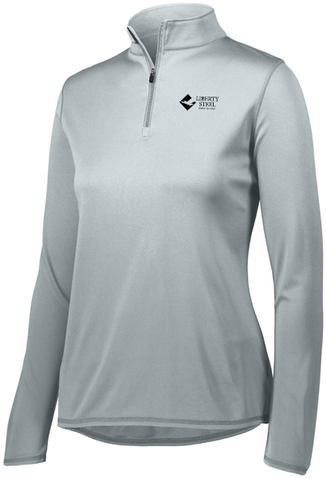 Load image into Gallery viewer, Liberty Steel - Augusta Sportswear Women&#39;s Attain Wicking 1/4 Zip Pullover
