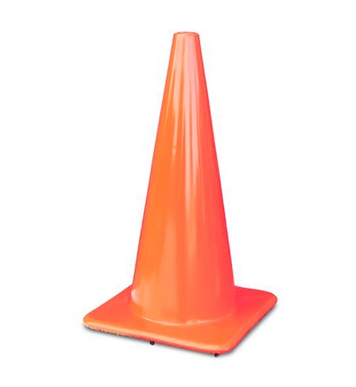 28" Non-Reflective Traffic Cone