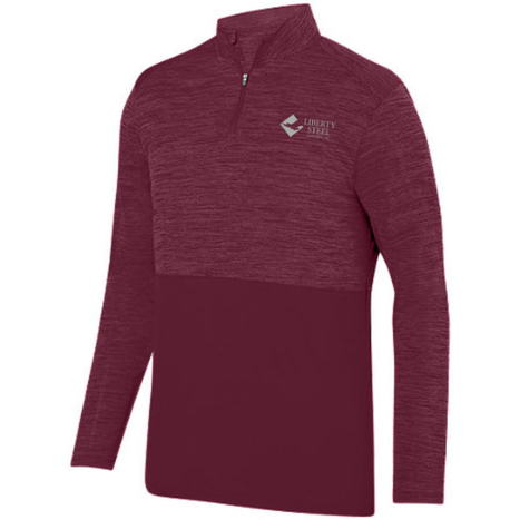 Load image into Gallery viewer, Liberty Steel - Augusta Adult Shadow Tonal Heather 1/4 Zip Pullover
