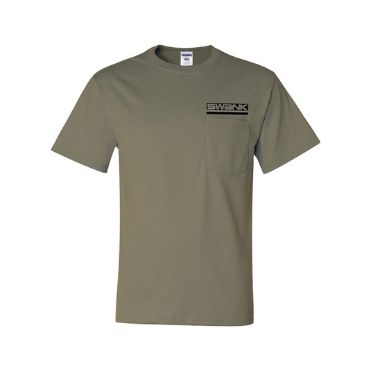 Swank Construction-Jerzees DriPower Pocket Logo T-Shirts