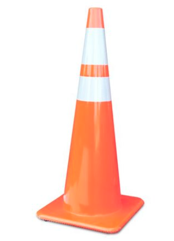 36" Reflective Traffic Cone