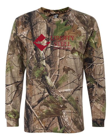 Load image into Gallery viewer, Liberty Steel - Code V Realtree Camouflage Long Sleeve T-Shirt
