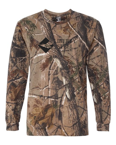 Load image into Gallery viewer, Liberty Steel - Code V Realtree Camouflage Long Sleeve T-Shirt
