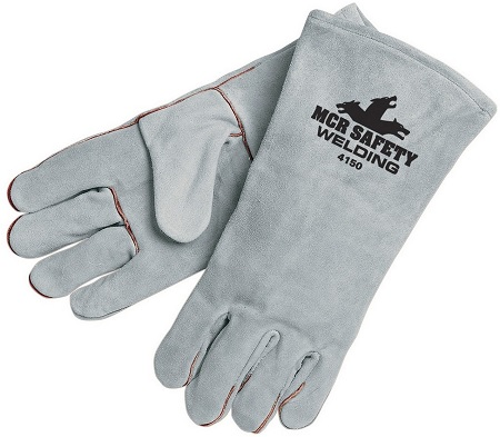 Safety Welding Leather Work Gloves - Single Pair