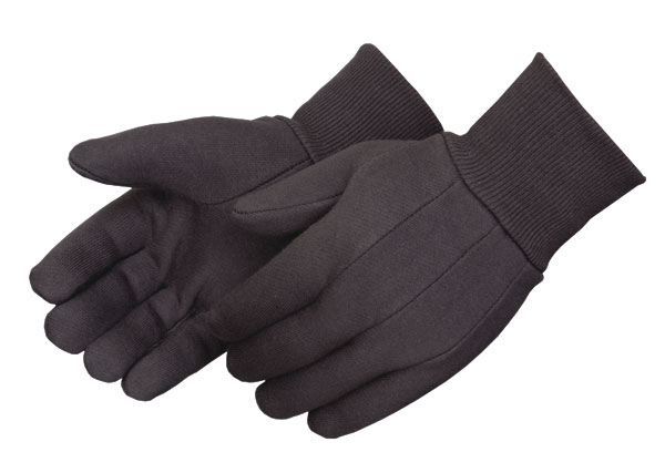 Rg Weight Cotton/Ramie Brwn Jersey Glove, Dozen