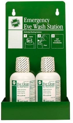 Eye and Face Wash Station with 2, 32 oz Bottles/Box