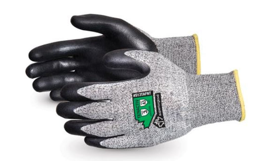 TenActiv™ Composite Knit Cut-Resistant Gloves with Black Foam Nitrile Palms - 12 Pack